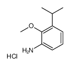 3-Isopropyl-2-methoxyaniline hydrochloride (1:1)结构式