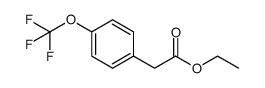 4-(Trifluoromethoxy)benzeneacetic acid ethyl ester Structure