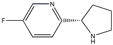 (S)-5-Fluoro-2-(pyrrolidin-2-yl)pyridine Structure