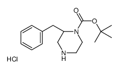 (S)-1-N-BOC-2-BENZYL-PIPERAZINE-HCl Structure