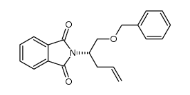 (S)-2-(1-(benzyloxy)pent-4-en-2-yl)isoindoline-1,3-dione Structure