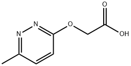 2-(6-methylpyridazin-3-yloxy)acetic acid Structure