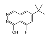 6-(tert-Butyl)-8-fluorophthalazin-1(2H)-one Structure