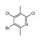 3-溴-4,6-二氯-2,5-二甲基吡啶结构式