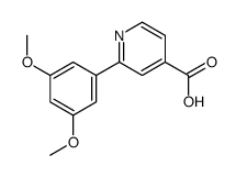 2-(3,5-dimethoxyphenyl)pyridine-4-carboxylic acid结构式