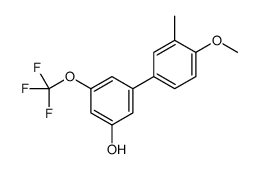 3-(4-methoxy-3-methylphenyl)-5-(trifluoromethoxy)phenol结构式