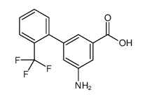 3-amino-5-[2-(trifluoromethyl)phenyl]benzoic acid结构式
