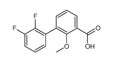 3-(2,3-difluorophenyl)-2-methoxybenzoic acid结构式