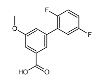 3-(2,5-difluorophenyl)-5-methoxybenzoic acid结构式