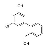 3-chloro-5-[2-(hydroxymethyl)phenyl]phenol Structure