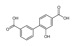 4-(3-carboxyphenyl)-3-hydroxybenzoic acid结构式