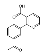 2-(3-acetylphenyl)pyridine-3-carboxylic acid Structure