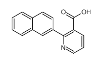 2-(Naphthalen-2-yl)nicotinic acid Structure