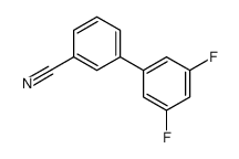 3-(3,5-difluorophenyl)benzonitrile Structure
