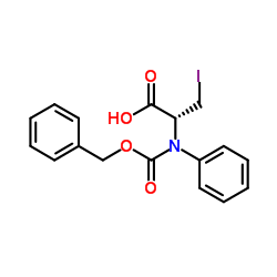 Cbz-3-Iodo-D-Phenylalanine结构式