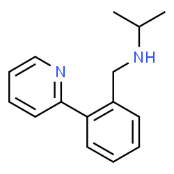 N-(2-(吡啶-2-基)苄基)丙烷-2-胺结构式
