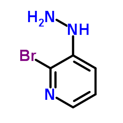 1-(2-bromopyridin-3-yl)hydrazine结构式