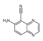 5-Quinoxalinecarbonitrile,6-amino-结构式