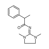 N-(1,3-dimethylimidazolidin-2-ylidene)-2-phenylpropanamide结构式