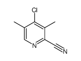 4-chloro-3,5-dimethyl-2-cyanopyridine Structure