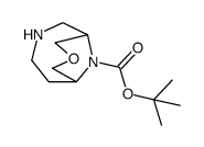 8-Oxa-3,10-diaza-bicyclo[4.3.1]decane-10-carboxylic acid tert-butyl ester Structure