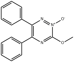 3-Methoxy-5,6-diphenyl-1,2,4-triazine 2-oxide结构式