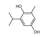 1,4-Benzenediol,2-methyl-6-(1-methylethyl)-(9CI) structure