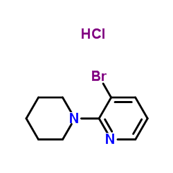 3-BROMO-2-PIPERIDIN-1-YLPYRIDINE Structure