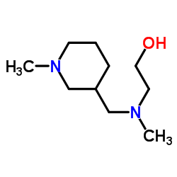 2-{Methyl[(1-methyl-3-piperidinyl)methyl]amino}ethanol Structure