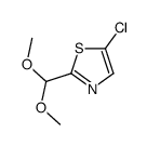 5-chloro-2-(dimethoxymethyl)-1,3-thiazole结构式