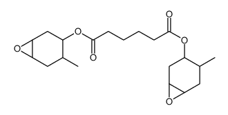 bis(3-methyl-7-oxabicyclo[4.1.0]heptan-4-yl) hexanedioate Structure