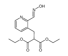 3-(diethyl methylpropanedioate)pyridine-2-carbaldoxime结构式