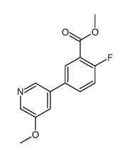 methyl 2-fluoro-5-(5-methoxypyridin-3-yl)benzoate picture