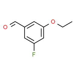 3-乙氧基-5-氟苯甲醛结构式