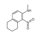 N-methyl-1-nitro-5,6,7,8-tetrahydronaphthalen-2-amine结构式