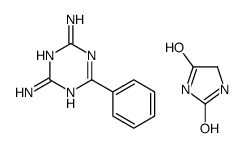imidazolidine-2,4-dione,6-phenyl-1,3,5-triazine-2,4-diamine结构式