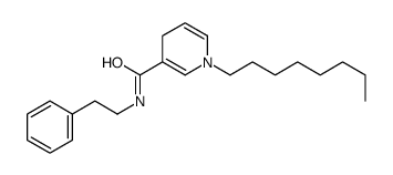 1-octyl-N-(2-phenylethyl)-4H-pyridine-3-carboxamide结构式