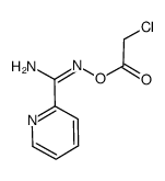 N'-(2-chloroacetoxy)picolinimidamide结构式