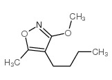 Isoxazole, 4-butyl-3-methoxy-5-methyl- (9CI)结构式