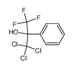 1,1,1-Trichloro-3,3,3-trifluoro-2-phenyl-propan-2-ol Structure