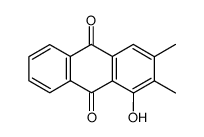 1-hydroxy-2,3-dimethylanthracene-9,10-dione结构式