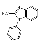 2-METHYL-1-PHENYL-1H-BENZO[D]IMIDAZOLE Structure