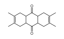 2,3,6,7-Tetramethyloctahydroanthrachinon结构式