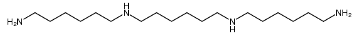 N1,N1'-(hexane-1,6-diyl)bis(hexane-1,6-diamine) Structure