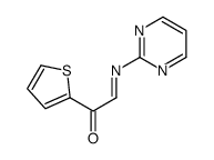 2-pyrimidin-2-ylimino-1-thiophen-2-ylethanone结构式