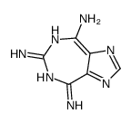 4,8-DIAMINOIMIDAZO[4,5-E][1,3]DIAZEPIN-6-YLAMINE Structure