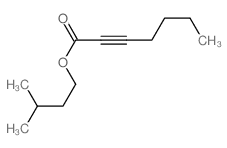 2-Heptynoic acid,3-methylbutyl ester结构式