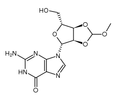 2',3'-O-(methoxymethylene)guanosine Structure