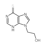 6H-Purine-6-thione,1,9-dihydro-9-(2-hydroxyethyl)- picture