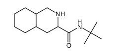 N-(叔丁基)脱氢异喹啉-3-羧酰胺结构式